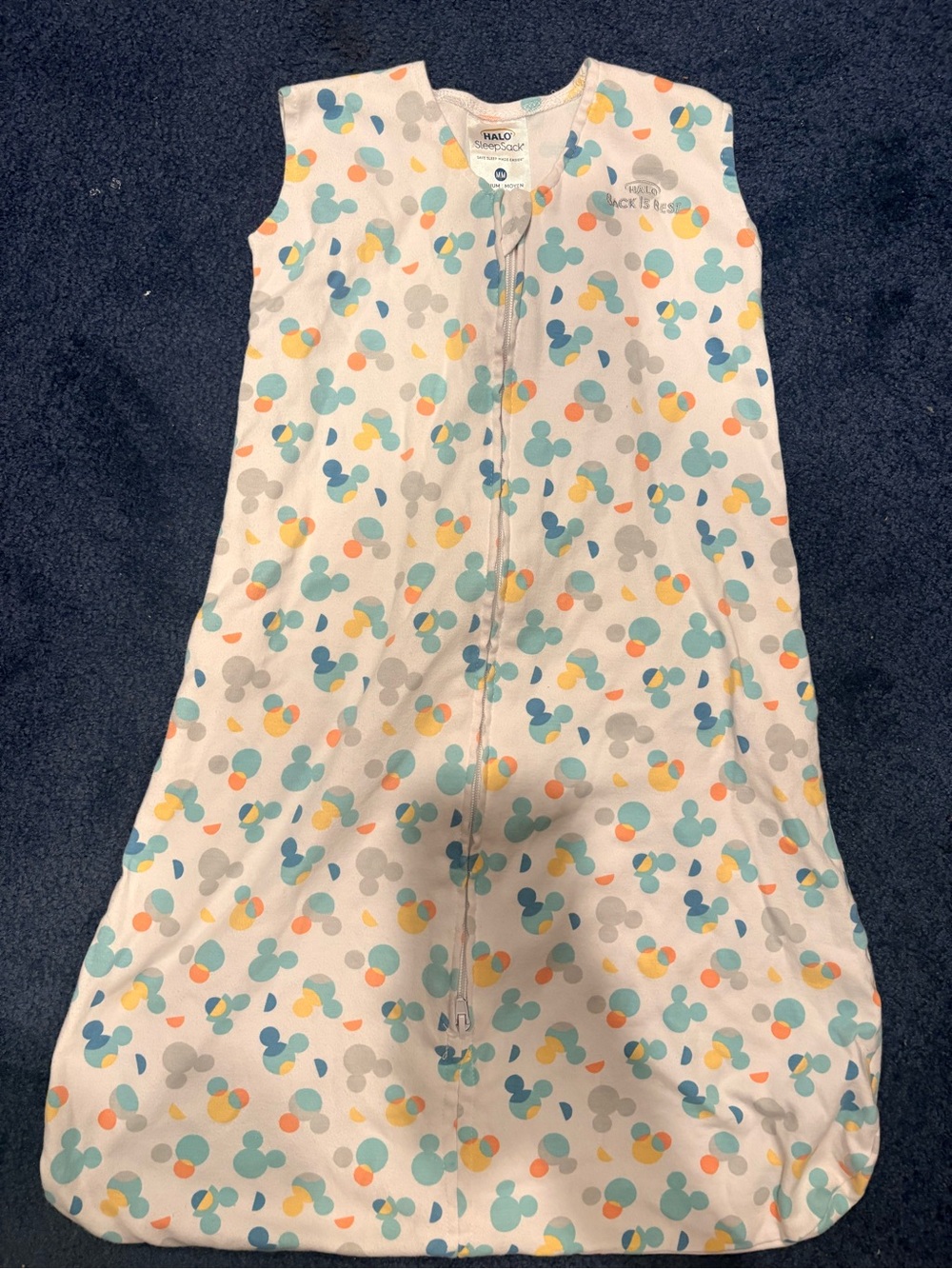 Halo Sleep Sack Wearable Blanket Mickey Mouse Print- 6 - 12months